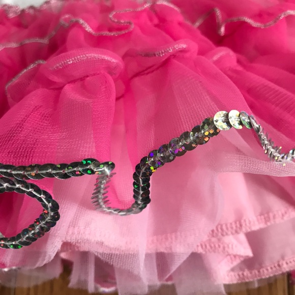 NWT Popatu Nordstrom Girls Tutu Party Dress 24M Pink First Birthday - Picture 5 of 11